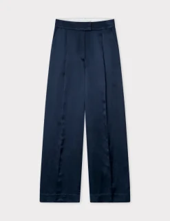 Trouser*DAY - Phoebe High Shine Blend RD DARK SAPPHIRE