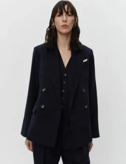 Blazers & Vestes*DAY - Preston Woolen Pinstripe TOTAL ECLIPSE