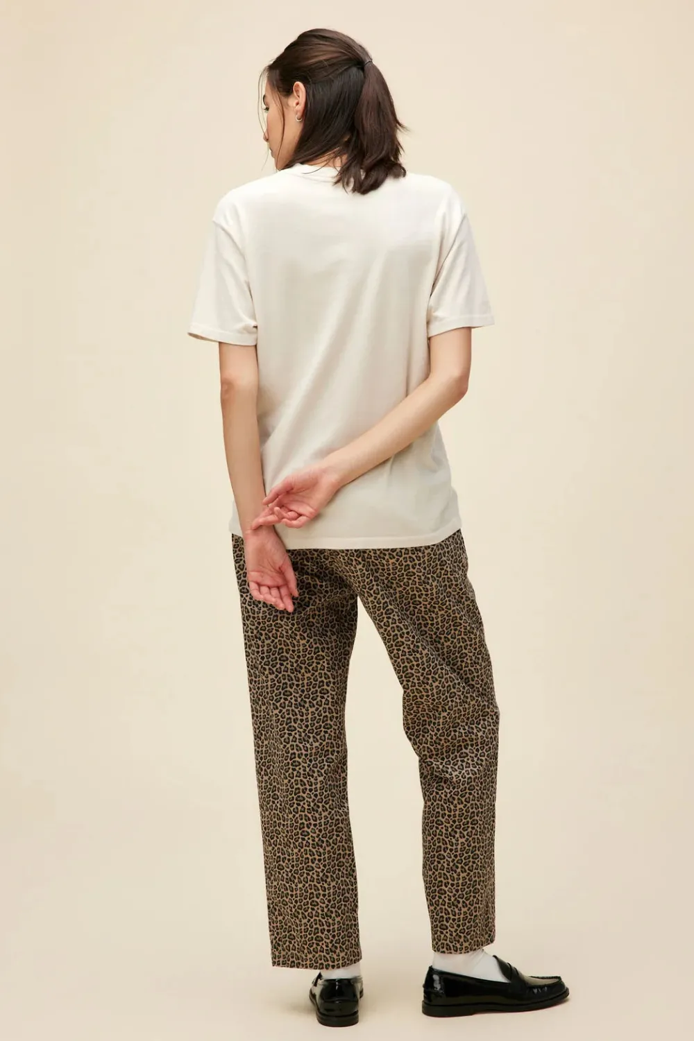 Short Sleeves*Daydreamer LA Daydreamer - Nirvana Lilies Weekend Tee DIRTY WHITE