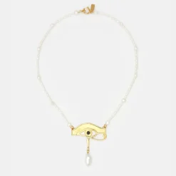 Colliers*Deux Lions - Xaviera Keshi Pearl Necklace