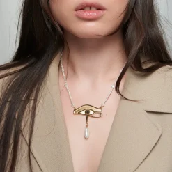 Colliers*Deux Lions - Xaviera Keshi Pearl Necklace
