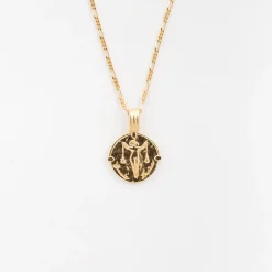 Colliers*Deux Lions - Zodiac Female Body Gold Libra