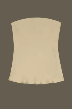 Without Sleeves*Donni - Silky Tube Top SAND