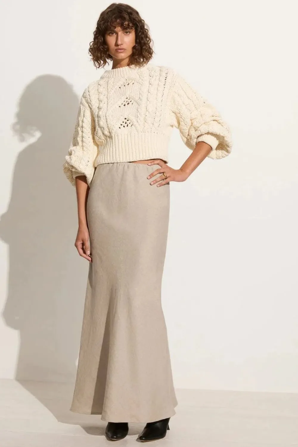 Wool & Cashmere*Faithfull the brand - Alanna knit jumper OFF WHITE