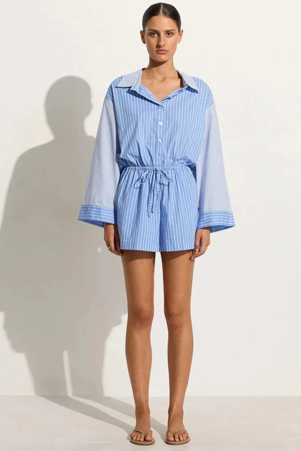 Jumpsuits*Faithfull the brand - Capaci Playsuit BARATTI STRIPE WITH PELOSA STR