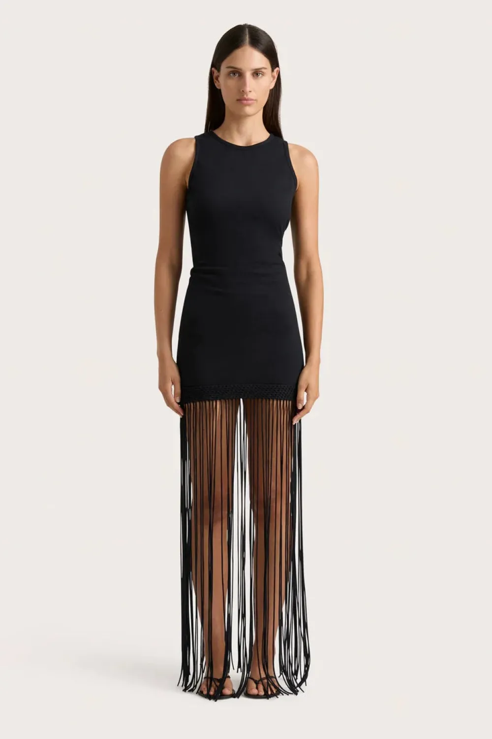 Long*Faithfull the brand - Maceio Mini Dress BLACK
