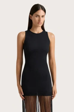 Long*Faithfull the brand - Maceio Mini Dress BLACK