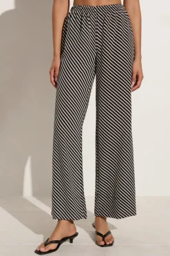 Trouser*Faithfull the brand - Monforte Pant TOSCANA STRIPE BLACK
