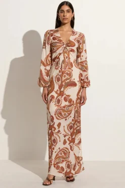 Long*Faithfull the brand - Santos Maxi Dress ALESSIA PAISLEY