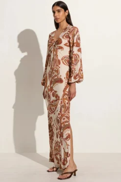 Long*Faithfull the brand - Santos Maxi Dress ALESSIA PAISLEY