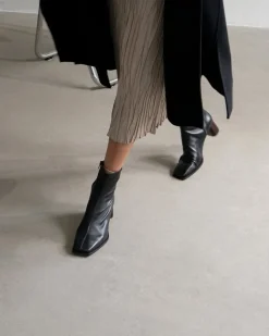 Booties & Boots*Flattered - Bottes Margret BLACK
