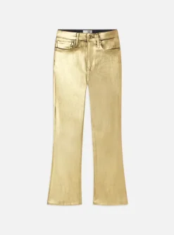 Bootcut*Frame - Le Crop Mini Boot GOLD CHROME