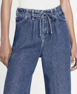 Large*Frame - Pixie Drawstring Wide Leg GHOST
