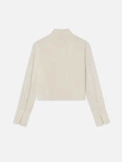 Blouses & Shirts*Frame - Shawl Collar Blouse CREAM