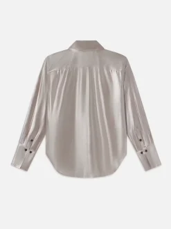Blouses & Shirts*Frame - The Standard Shirt SILVER LAME