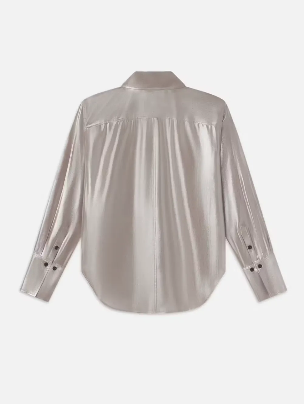 Blouses & Shirts*Frame - The Standard Shirt SILVER LAME