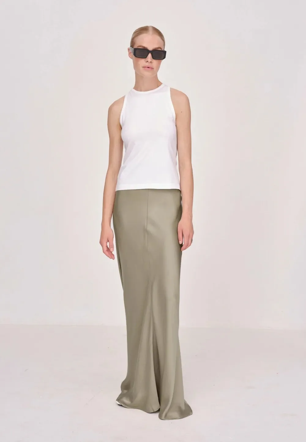 Without Sleeves*HERSKIND - Linea Top WHITE