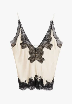 Without Sleeves*HERSKIND - Zew Top CREME/BLACK