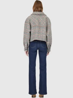 Yarns*Hiso - Abigail Jacket CHARCOAL CHECK