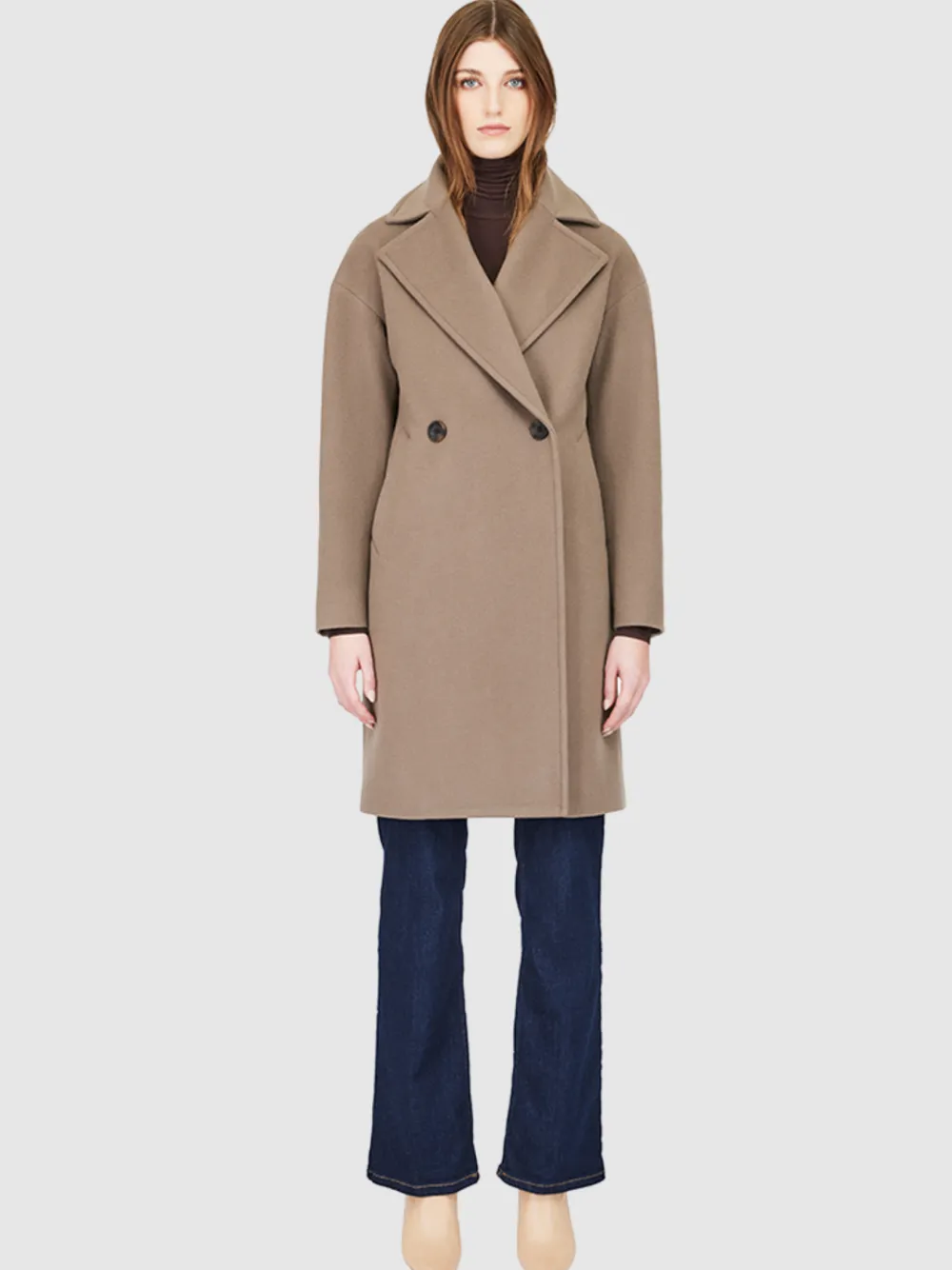 Yarns*Hiso - Olivia Jacket DARK CAMEL