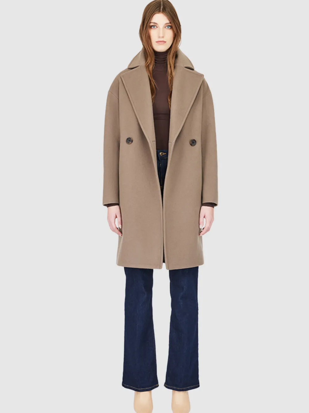 Yarns*Hiso - Olivia Jacket DARK CAMEL