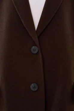 Blazers & Vestes*Lamarque - Ennis Oversized Wool Blazer DARK BROWN