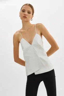 Without Sleeves|Leathers & Shearling*Lamarque -Erika WHITE