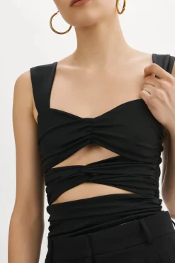 Without Sleeves*Lamarque -Zeela BLACK