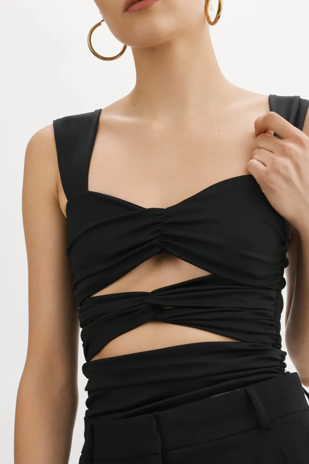 Without Sleeves*Lamarque -Zeela BLACK