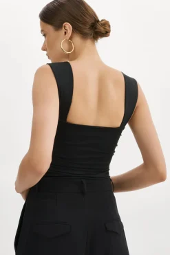Without Sleeves*Lamarque -Zeela BLACK