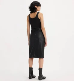 Leathers & Shearling*Levi's - Faux Leather Pencil Skirt LEATHER NIGHT