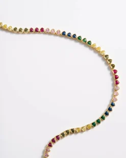 Colliers*Mademoiselle Jules - Colour My Heart Necklace