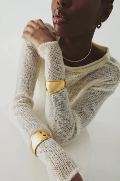 Bracelets*Mademoiselle Jules - Cuff Bracelet Gold