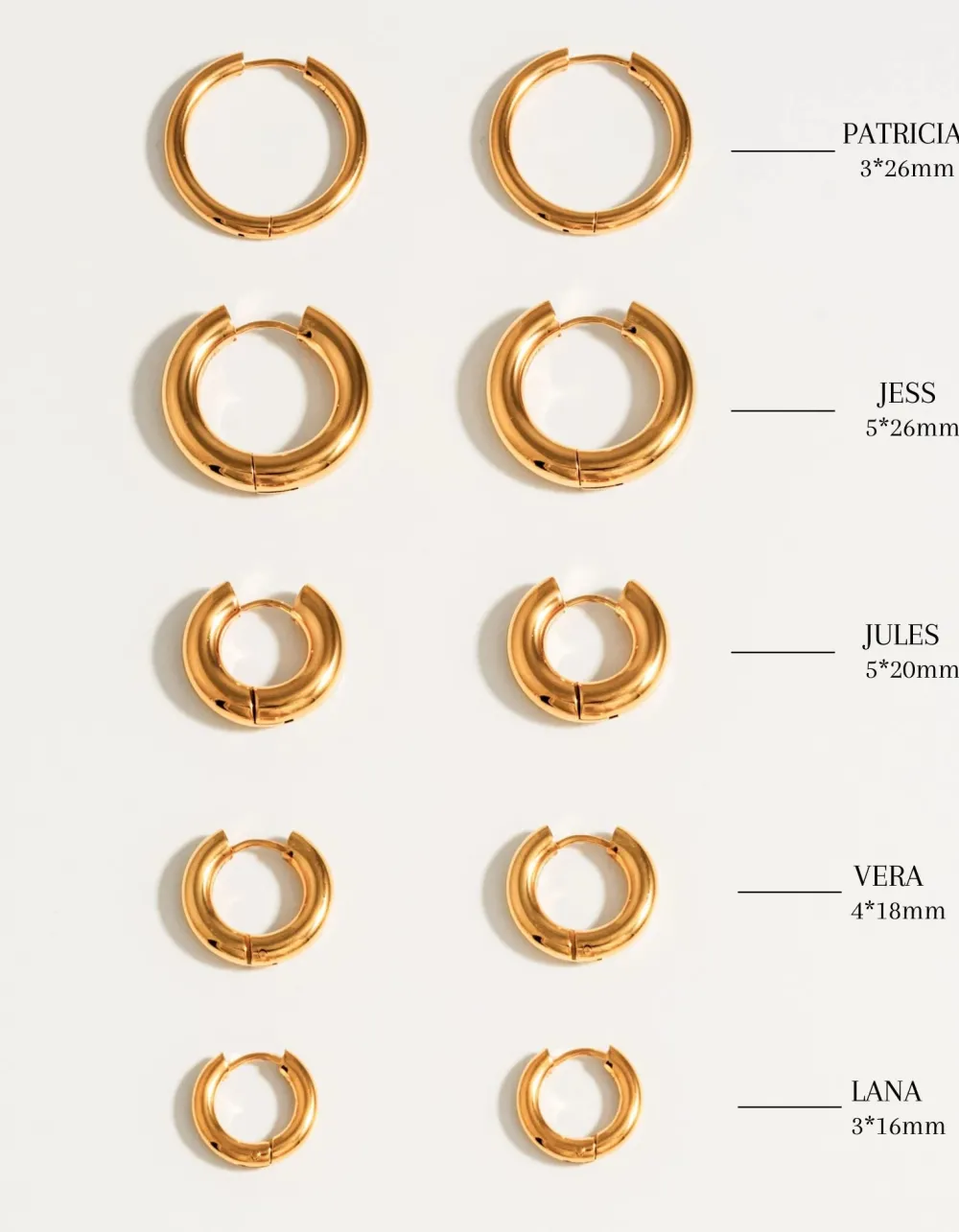Earrings*Mademoiselle Jules - Jules Hoop