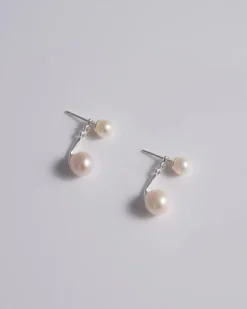 Earrings*Mademoiselle Jules - Mini Pearl Stud & Ear Jacket