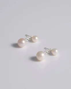 Earrings*Mademoiselle Jules - Mini Pearl Stud & Ear Jacket