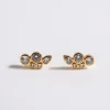 Earrings*Boutique Billie Mademoiselle Jules - Multi Crystal Bezel Ear Studs
