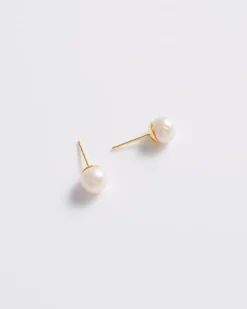 Earrings*Mademoiselle Jules - Pearl Studs