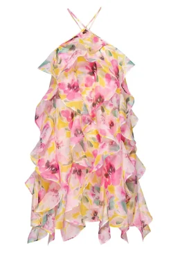 Occasions|Short*MISA Mass Los Angeles - Robe Miah HELLO YELLOW FLORA MIX