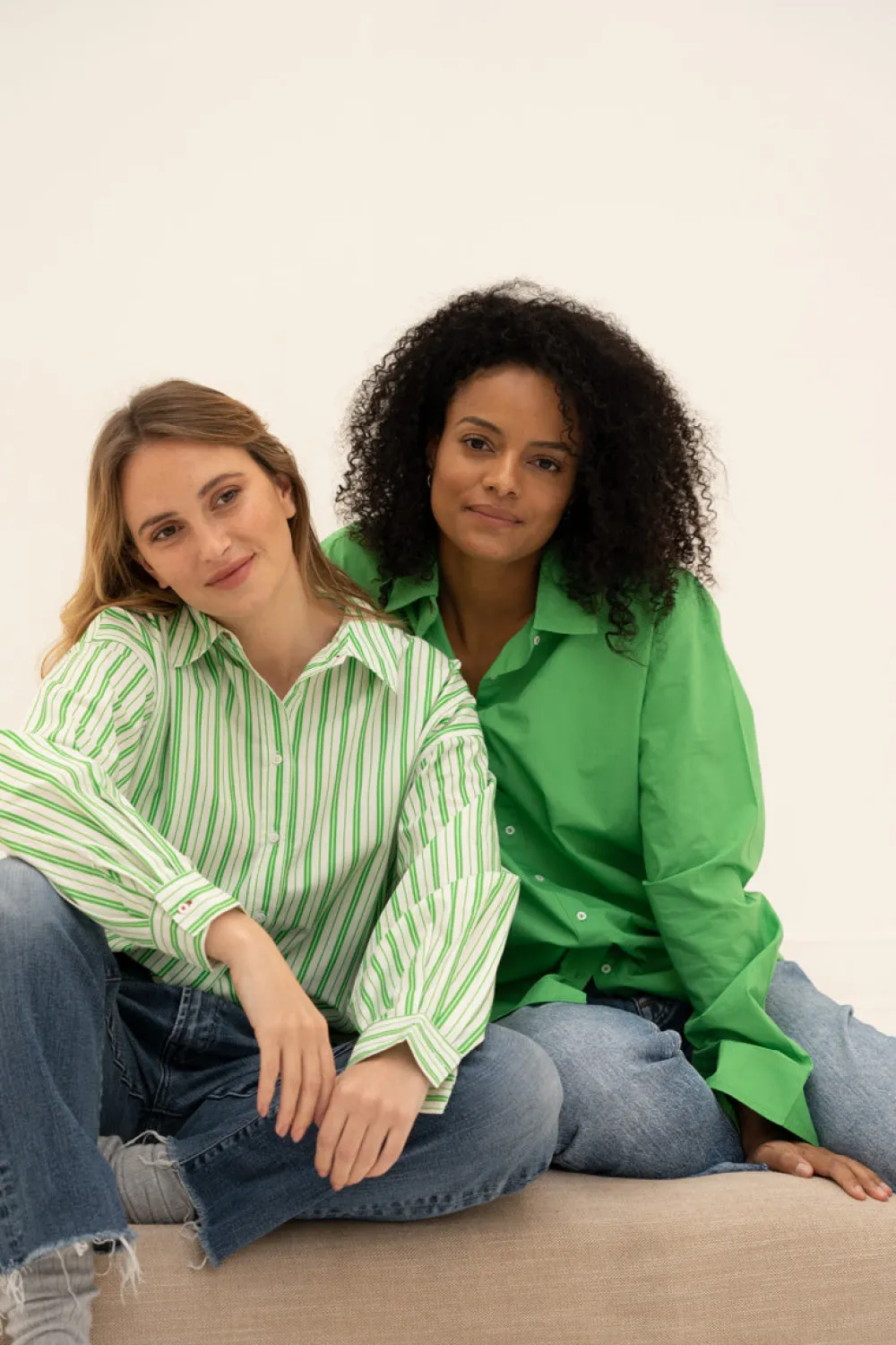 Blouses & Shirts*Moment by Moment - Striped Shirt FLUO GREEN