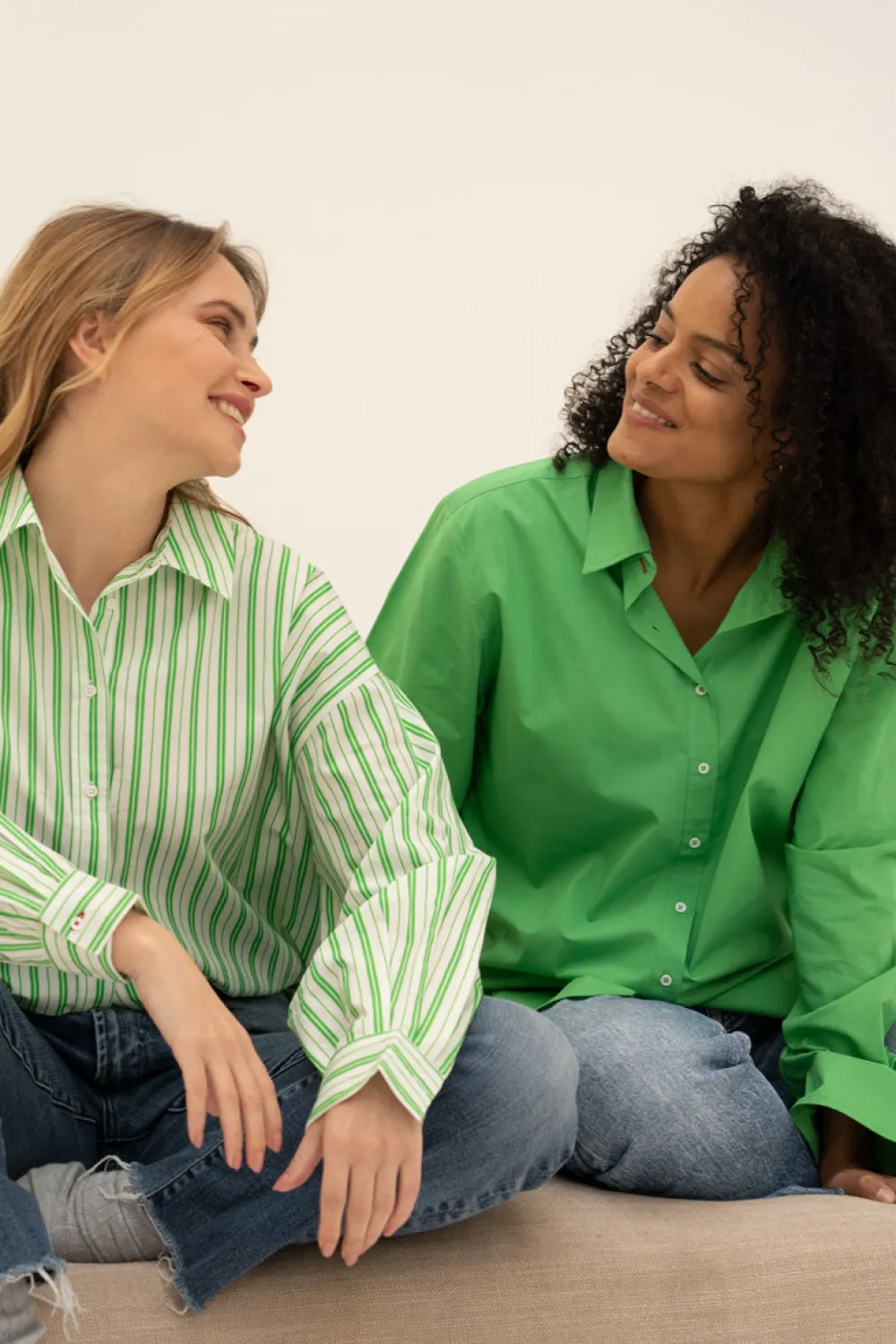 Blouses & Shirts*Moment by Moment - Striped Shirt FLUO GREEN