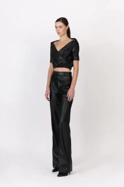Short Sleeves*Nonchalant - Kate Top BLACK