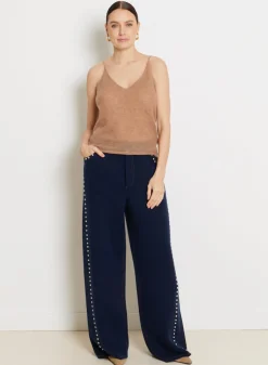 Without Sleeves|Wool & Cashmere*NOTSHY - Patti Debardeur CAMEL CHINE