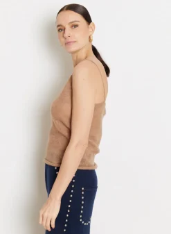 Without Sleeves|Wool & Cashmere*NOTSHY - Patti Debardeur CAMEL CHINE
