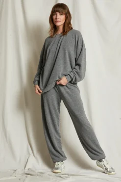 Sweatpants*Perfectwhitetee - Dre Luxe Fluff Fleece Jogger HEATHER GREY