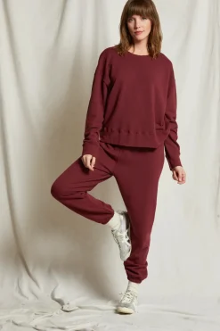 Sweatpants*Perfectwhitetee - Johnny French Terry Sweatpant CRANBERRY