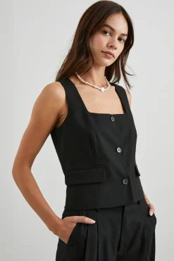 Without Sleeves*Rails - Guilia BLACK TWILL
