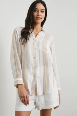Blouses & Shirts*Rails - Jaylin FLAX STRIPE