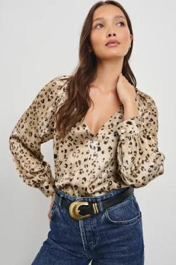 Blouses & Shirts*Rails - Sandra CHAMPAGNE LEOPARD