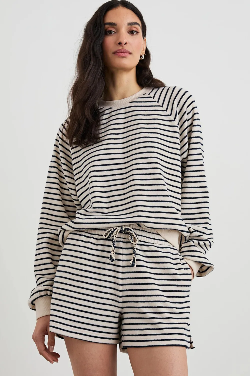 Sweatshirt*Rails - Theron SAILOR STRIPE TERRY TOWEL